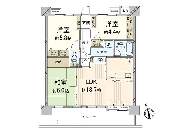 間取図(平面図)