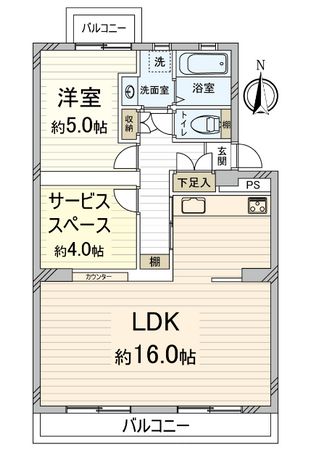 コーポ清 B棟 間取図(平面図) コーポ清 B棟 間取図(平面図)