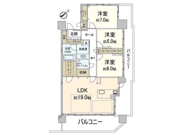 ネバーランド江坂江の木町 間取図(平面図) ネバーランド江坂江の木町 間取図(平面図)
