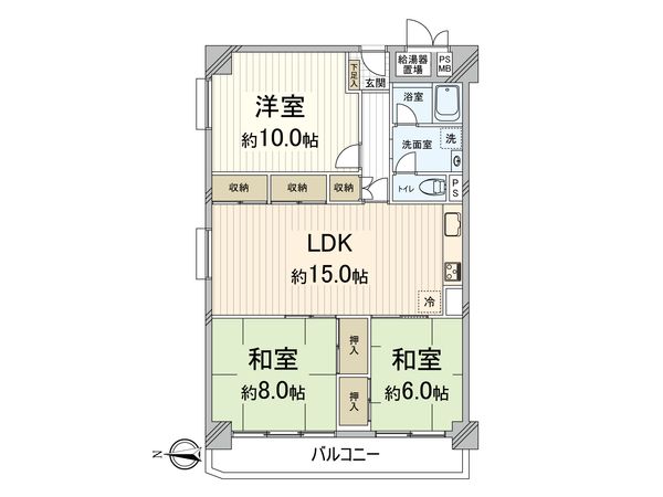 江坂ハイデンス 間取図(平面図) 江坂ハイデンス 間取図(平面図)