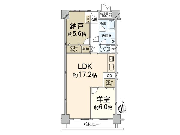 江坂ハイデンス 間取図(平面図) 江坂ハイデンス 間取図(平面図)