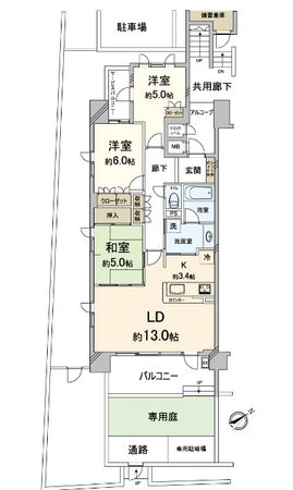 ヴィフ江坂垂水町 間取図(平面図) ヴィフ江坂垂水町 間取図(平面図)