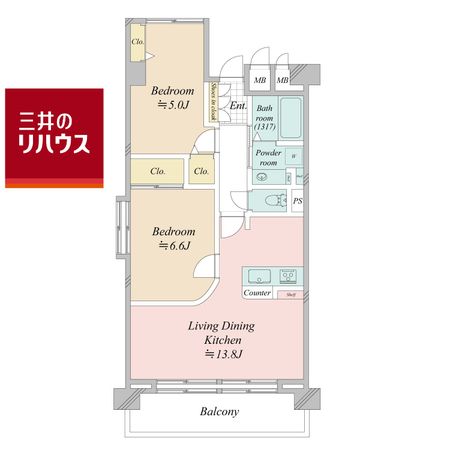 コボリマンション東三国 間取図(平面図) コボリマンション東三国 間取図(平面図)