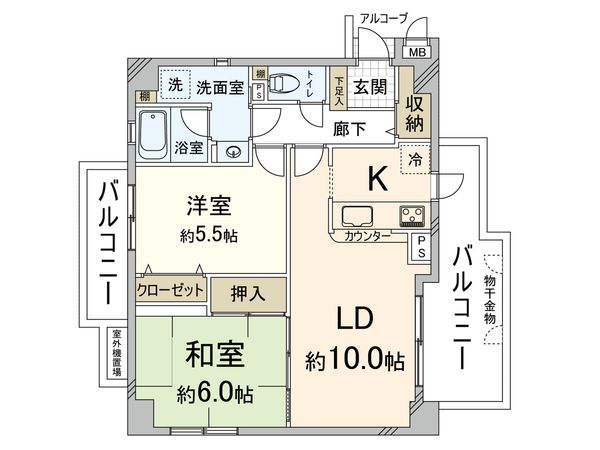 モンテベルデ吹田 間取図(平面図) モンテベルデ吹田 間取図(平面図)