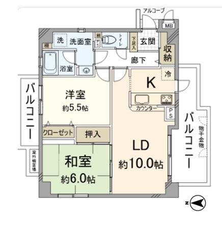 モンテベルデ吹田 間取図(平面図) モンテベルデ吹田 間取図(平面図)