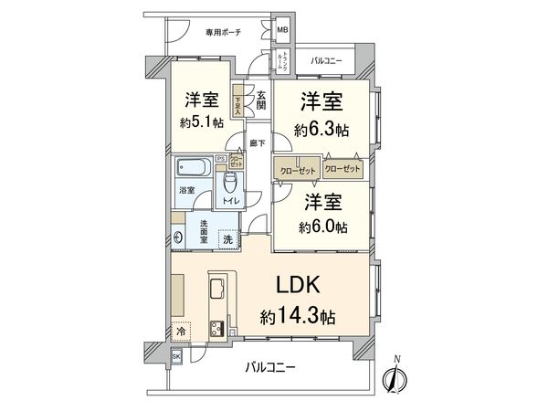 間取図(平面図)