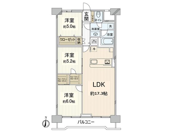 プライムハイツ新大阪 間取図(平面図) 間取図(平面図)