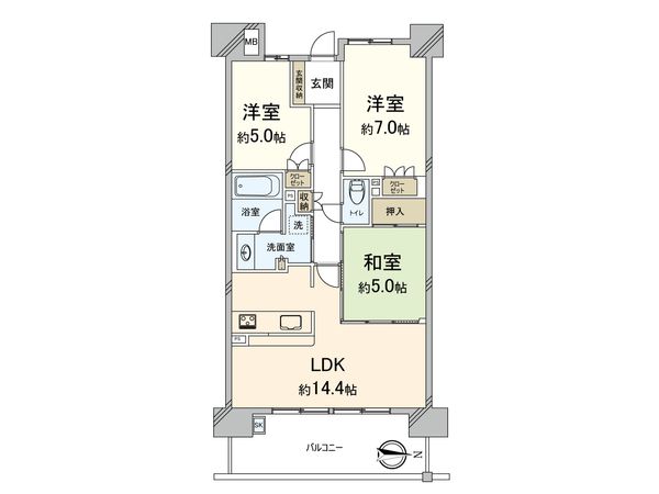 間取図(平面図)