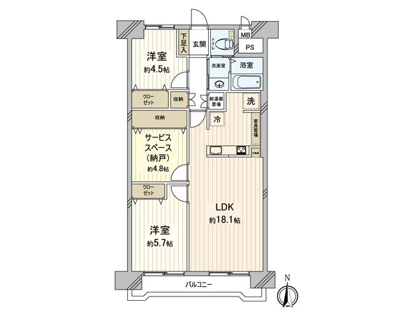 プライムハイツ新大阪 間取図(平面図) プライムハイツ新大阪 間取図(平面図)