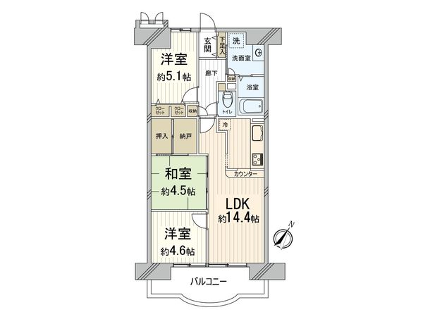 ロイヤルコート豊中 壱番館 間取図(平面図) ロイヤルコート豊中 壱番館 間取図(平面図)