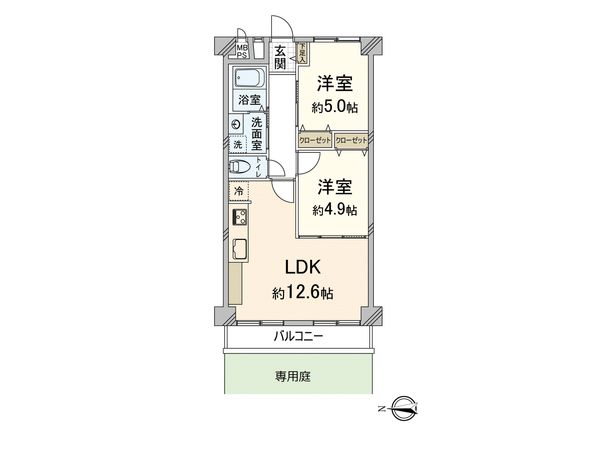 大建コーポ江坂2 外観