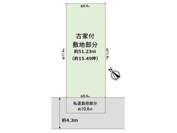 摂津市東正雀 土地 区画図 摂津市東正雀 土地 区画図