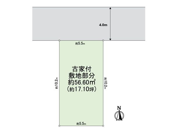 摂津市一津屋1丁目 土地 区画図 摂津市一津屋1丁目 土地 区画図