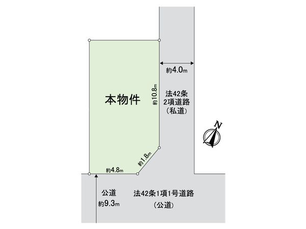 摂津市正雀本町1丁目 区画図 摂津市正雀本町1丁目 区画図