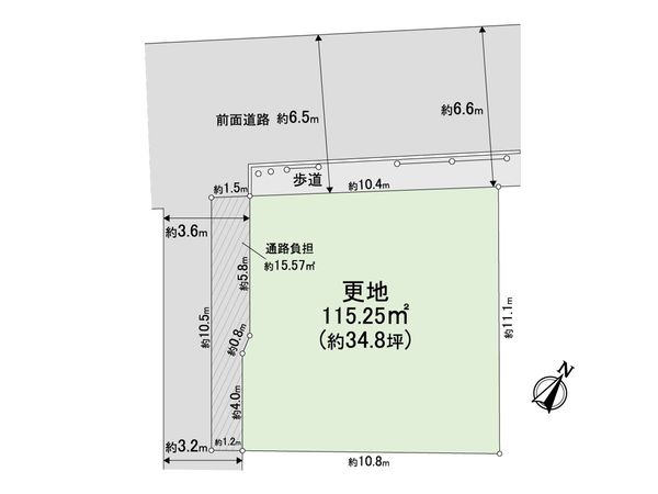摂津市正雀二丁目 区画図 摂津市正雀二丁目 区画図