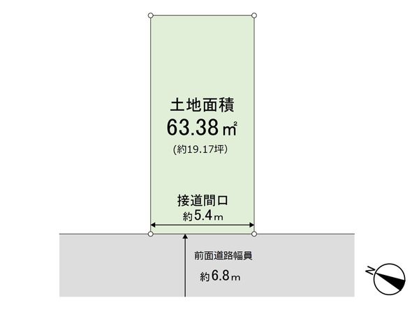 鳥飼下2丁目 土地 区画図 鳥飼下2丁目 土地 区画図