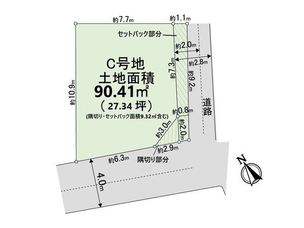 吹田市山田東4丁目 区画図 吹田市山田東4丁目 区画図