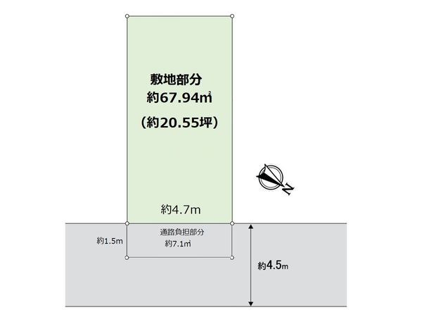 摂津市正雀2丁目 区画図 摂津市正雀2丁目 区画図