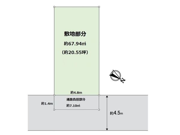 摂津市正雀2丁目 区画図 摂津市正雀2丁目 区画図