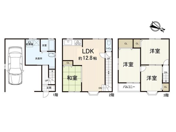 三島3丁目 中古戸建 間取図(平面図) 間取図(平面図)