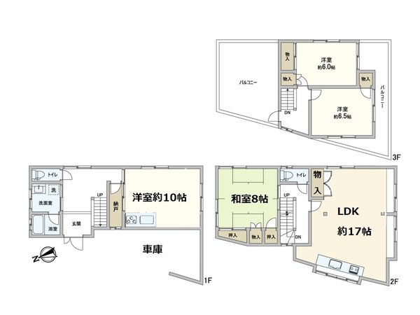 吹田市原町4丁目 間取図(平面図) 吹田市原町4丁目 間取図(平面図)
