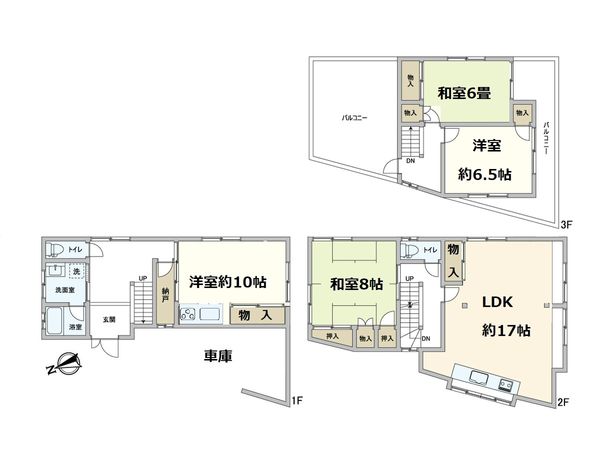 吹田市原町4丁目 間取図(平面図)
