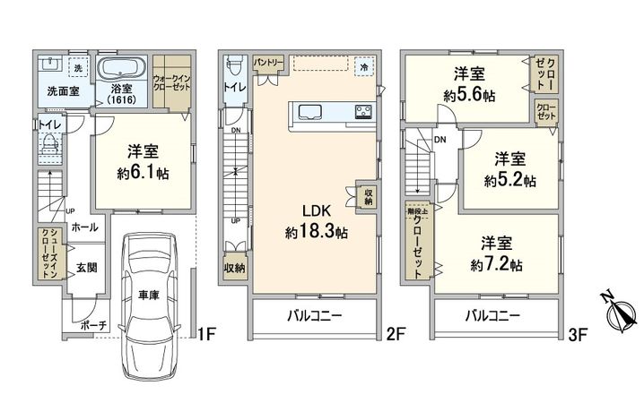 吹田市山田東4丁目 間取図(平面図) 吹田市山田東4丁目 間取図(平面図)