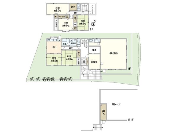 吹田市千里丘西 間取図(平面図) 吹田市千里丘西 間取図(平面図)
