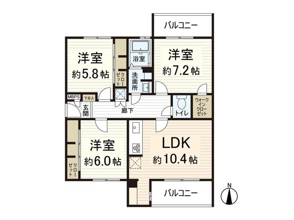 千里月見ヶ丘ハイツ A棟 間取図(平面図) 千里月見ヶ丘ハイツ A棟 間取図(平面図)