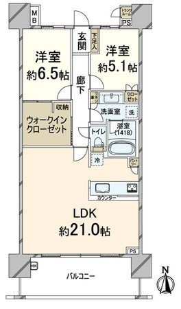 パークタワー南千里丘 間取図(平面図) パークタワー南千里丘 間取図(平面図)