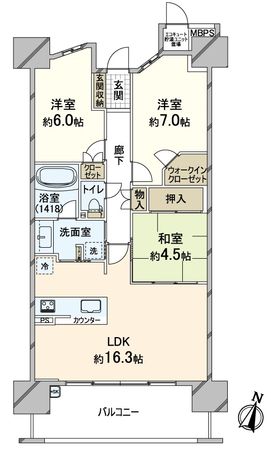 間取図(平面図)