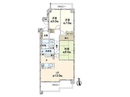 間取図(平面図)