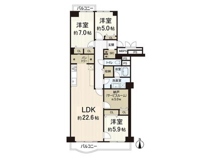 間取図(平面図)