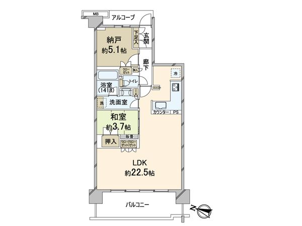 ウエリス吹田千里丘 間取図(平面図) ウエリス吹田千里丘 間取図(平面図)
