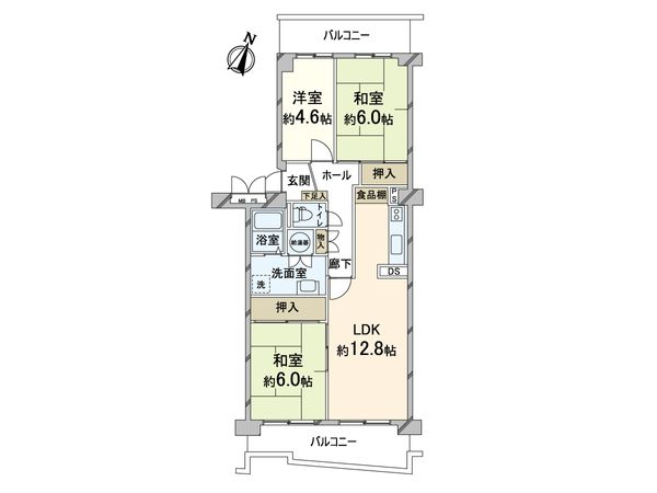 吹田ロイヤルマンション 間取図(平面図) 吹田ロイヤルマンション 間取図(平面図)