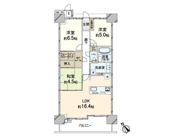 ミリカ・テラス Ⅱ街区 間取図(平面図) 間取図(平面図)