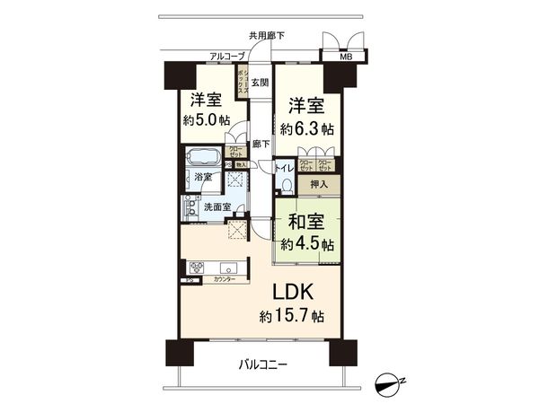 MIRAIMOスクエア 間取図(平面図) 間取図(平面図)