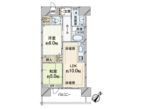 エイジングコート千里丘 間取図(平面図) 間取図(平面図)