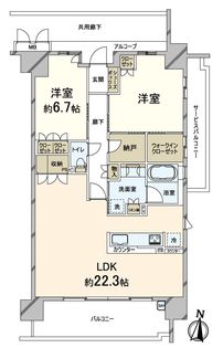 間取図(平面図)