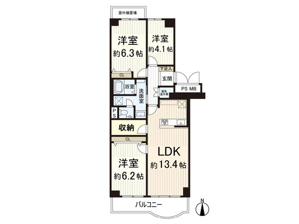 間取図(平面図)