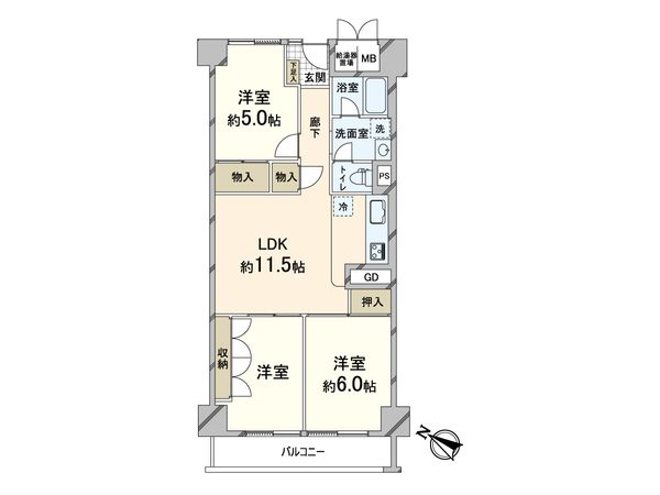 間取図(平面図)