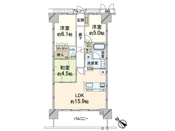 間取図(平面図)