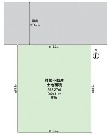 【南武庫之荘4丁目 更地】 区画図 【南武庫之荘4丁目 更地】 区画図