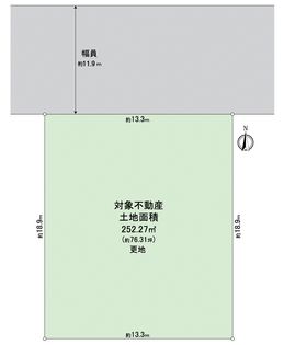 【南武庫之荘4丁目 更地】 区画図