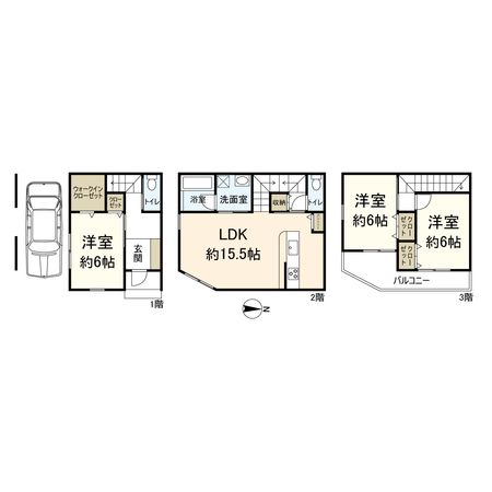 東園田町2丁目建築条件付き土地 建物プラン例 (間取り図) 東園田町2丁目建築条件付き土地 建物プラン例 (間取り図)