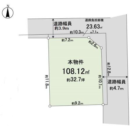 尼崎市武庫の里2丁目 売土地 区画図 尼崎市武庫の里2丁目 売土地 区画図