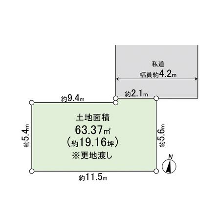 武庫町4丁目土地 区画図 武庫町4丁目土地 区画図