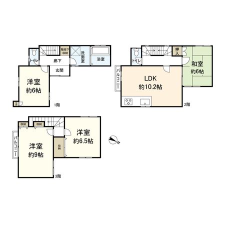 南塚口町7丁目 戸建て 間取図(平面図) 南塚口町7丁目 戸建て 間取図(平面図)