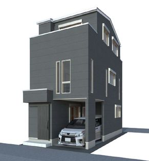 武庫町3丁目新築戸建 外観パース図