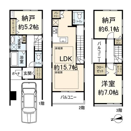 間取図(平面図)
